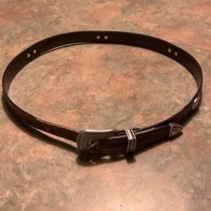 36” Genuine Brown Leather Cowboy Belt